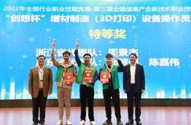 祝賀！國賽-“創想杯”增材制造設備操作員決賽隆重閉幕！